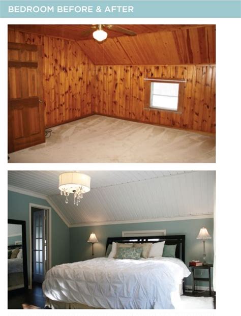 The walls are paneling but. Great paneled room make over. The blog has before and after shots of the whole house. | House ...