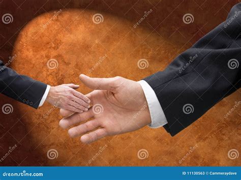 Big Or Small Business Handshake Stock Image Image Of Capitalist