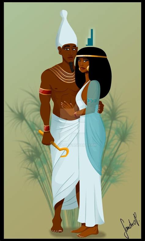 aset and ausar by sanio on deviantart ancient egyptian art egypt art egyptian art
