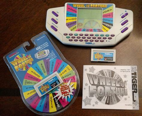 Wheel Of Fortune Tiger Electronics Handheld Game 1995 Childhood