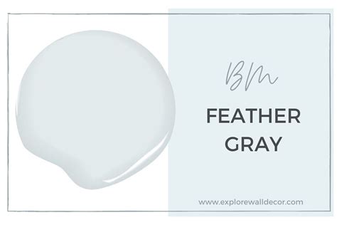 Color Spotlight Feather Gray By Benjamin Moore Explore Wall Decor