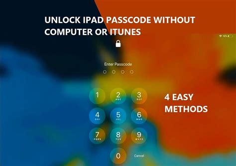 How To Unlock Ipad Passcode Without Computer Or Itunes In 4 Ways Easeus