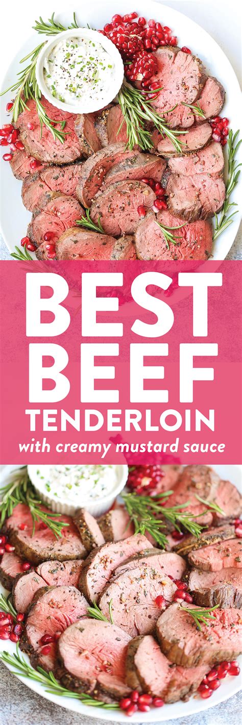 Dinner table was silent because everyone wa. Best Beef Tenderloin with Creamy Mustard Sauce - Not Just ...