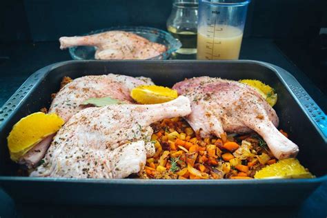 Gänsekeulen im Backofen Rezept Gänsekeule