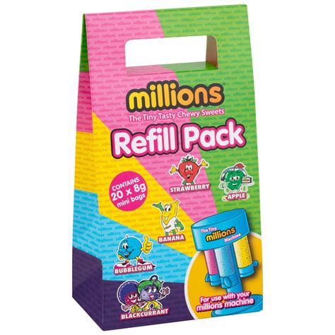 Millions Refill Pack Novelty Confectionery Ts Bandm