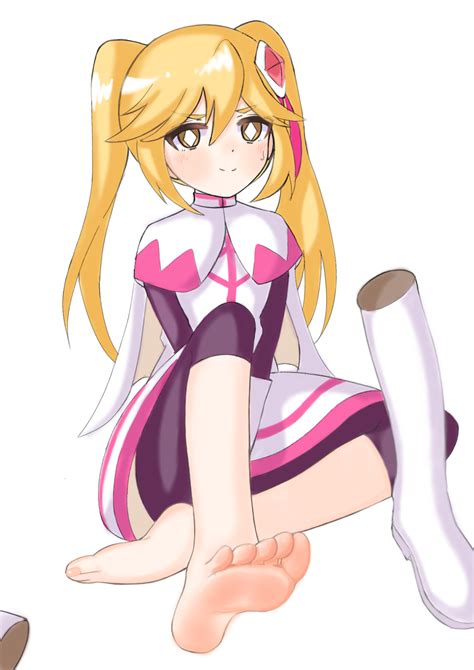 Diamond Queen Kaitou Joker Absurdres Highres 1girl Barefoot Blonde Hair Boots Feet