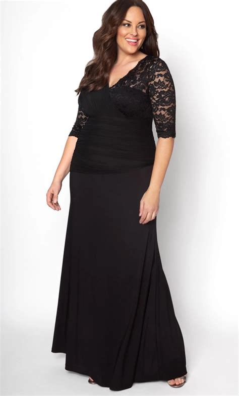 Kiyonna Evening Long Plus Size Gown Plus Size Gowns Plus Size Prom