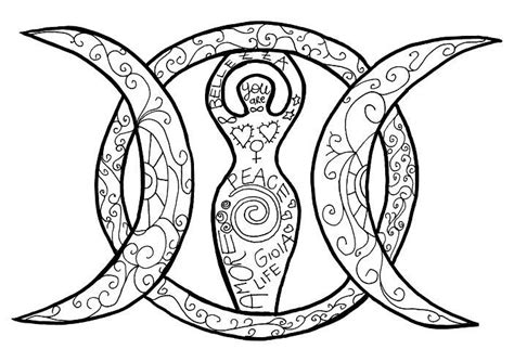 adult pagan coloring pages