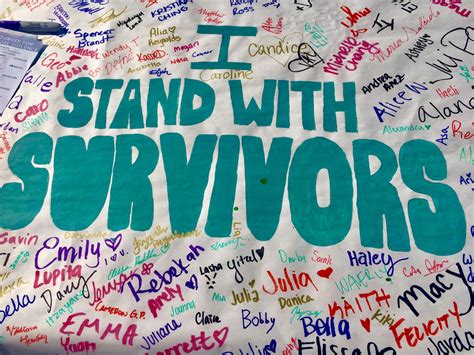 Students Show Support For Sexual Assault Survivors Demand Action The