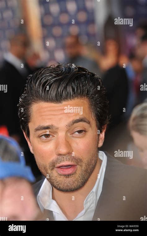 los angeles ca july 19 2011 dominic cooper at the premiere of his new movie captain america