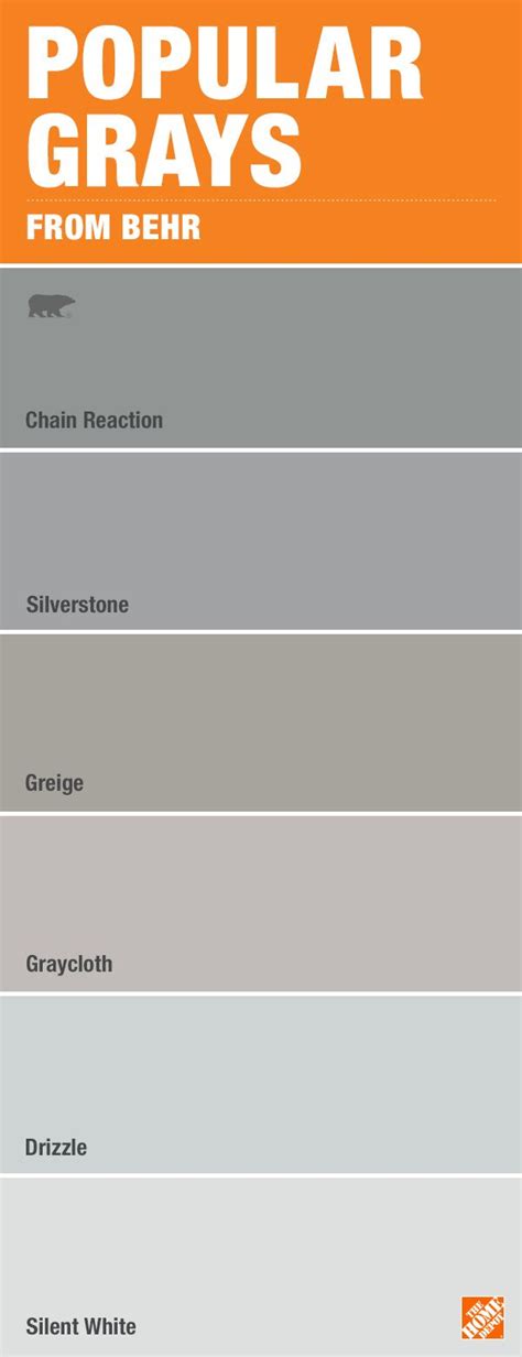 Paint Grey Paint Swatches Home Depot