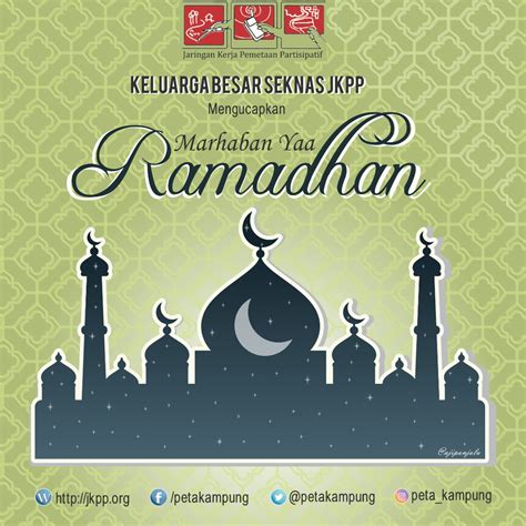 Marhaban Yaa Ramadhan Jaringan Kerja Pemetaan Partisipatif