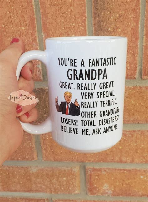 Youre A Fantastic Grandpa Grandpa Mugpresident Mug Etsy