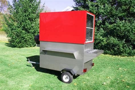 Enclosed Hot Dog Cart Vending Concession Trailer Stand New Weenie Genie