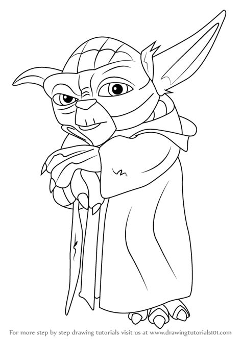 Yoda Drawing Tutorial