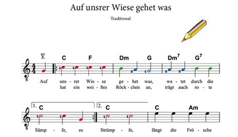 > auf unsrer wiese gehet was. Der Weg zur schwarzen Note