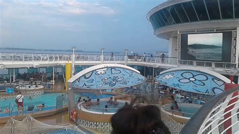 Rcl Mariner Of The Seas Pool Deck Youtube