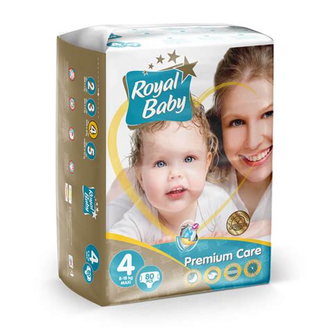 Royal Baby Premium Care Diaper Size 4 Large 80pcs