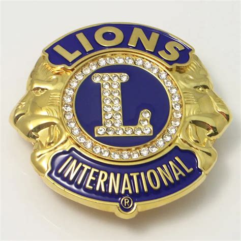Lions Club Pin Manufacturers Lions Club Pinscustom Lions Club Lapel