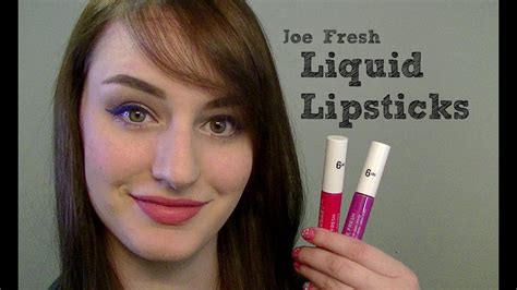 Review Joe Fresh Liquid Lipstick Justenufeyes Youtube