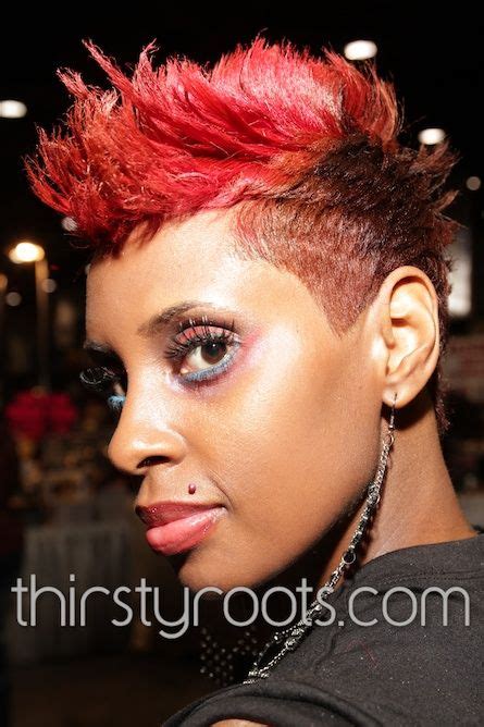 If you are one of them, we're sure you'll change your opinion after this article, and you'll crave for a crop asap. Short Relaxed Red Mohawk | Hair styles, Stylish hair ...