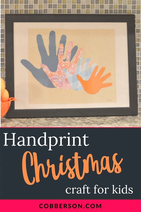 Handprint Christmas Crafts For Kids Pin Cobberson Co