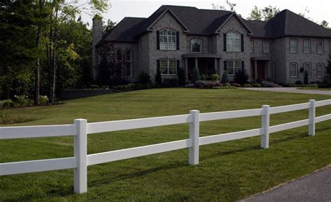 2 Rail Vinyl Fence Post And Rail Fence Superior Plastic Products