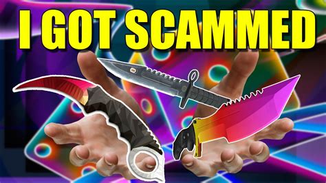 Csgo I Got Scammed Four Knives Lost1000 Overall Youtube