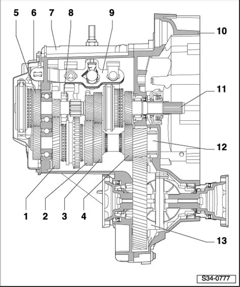 Skoda Workshop Service And Repair Manuals Octavia Mk Power Transmission Gearbox Af