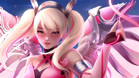 Pink Mercy Overwatch 4k 254 Wallpaper