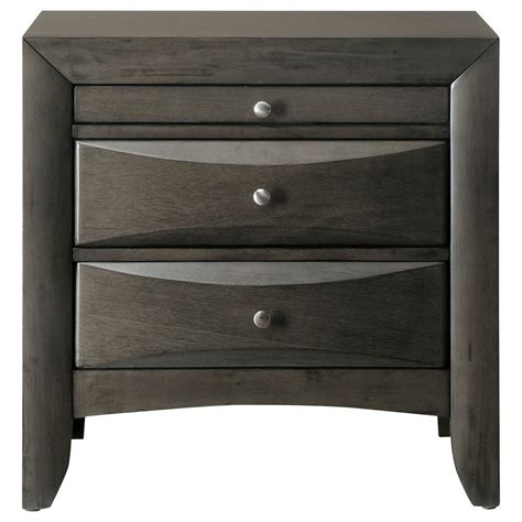 Shop our stylish collection of 2 drawer nightstands from pottery barn®. Crown Mark Emily Contemporary 2 Drawer Nightstand | Royal ...