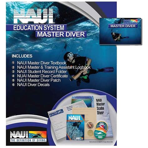 Naui Master Scuba Diver Student Education System Premier Nes Nes3200