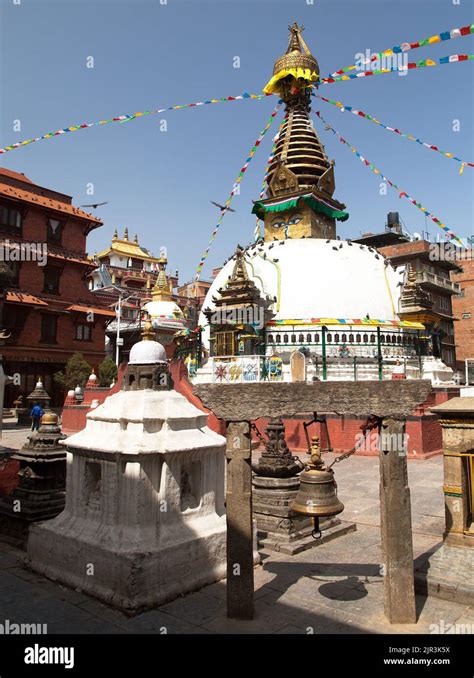 View Of Kathesimbhu Stupa Kathmandu Stock Photo Alamy