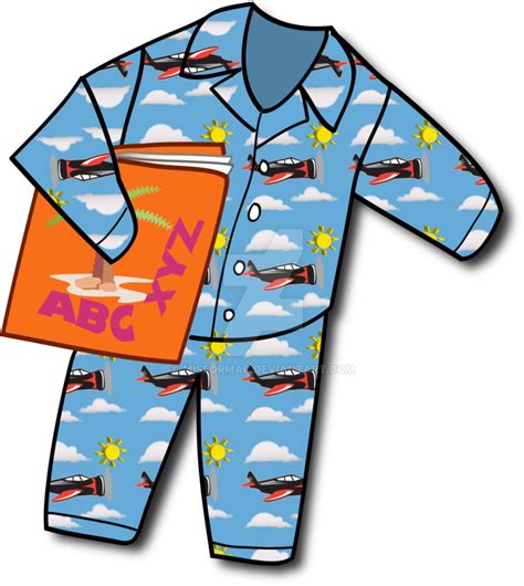 Kids Pajamas By Misformac Kids Pajamas Clipart Png Download Full
