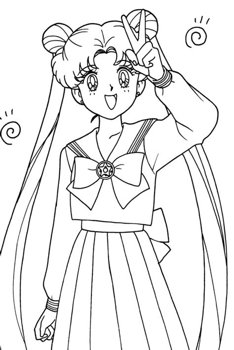 Sailor Moon Coloring Book Xeelha En 2020 Dibujos De Sailor Moon