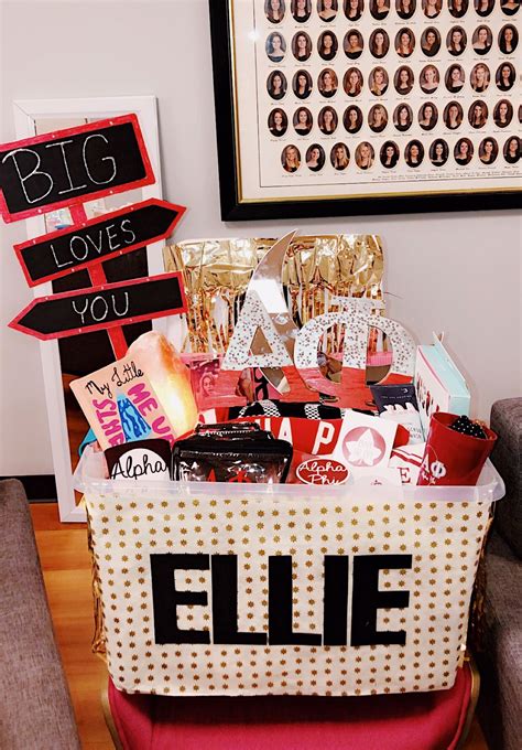 Pin By Macey Gump On Alpha Xi Delta Big Little Basket Big Little Ts Sorority Little