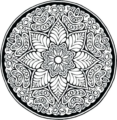 Hard Pattern Coloring Pages At Free Printable