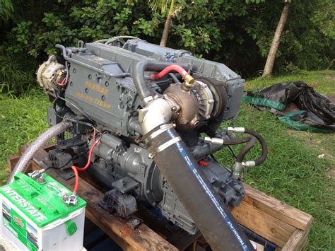 Yanmar Diesel Marine Engines Pair Of 4lh Dte 170 Hp 100 Rebuilt W