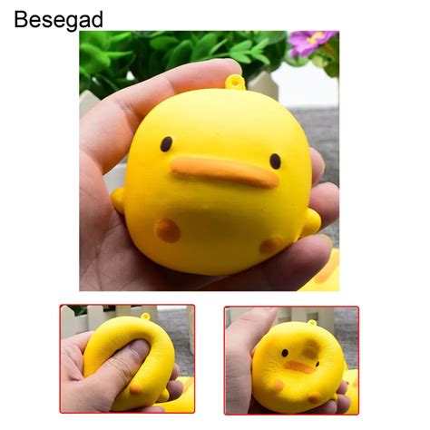 Buy Besegad Soft Kawaii Squishies Anti Stress Cute Duck Slow Rising Squeeze