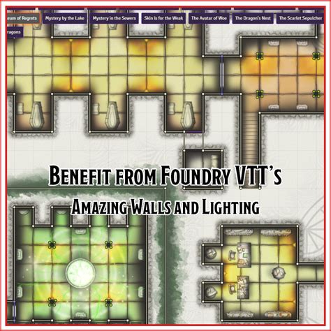 Elven Tower Dungeon Map Pack 6 Foundry Hub