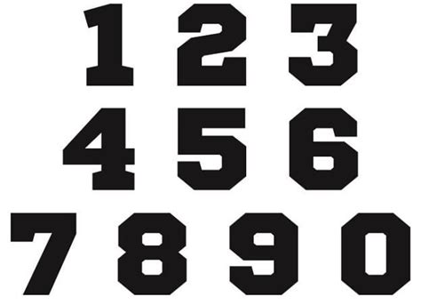 Free Jersey Numbers Svg Free Fonts For Cricut Free Svg Numbers Font