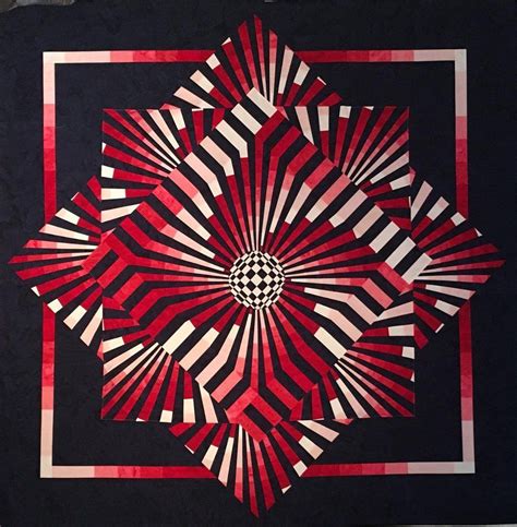 Spiral Motion Quilt Kit By Kwiltart Designs Optical Illusion Quilts