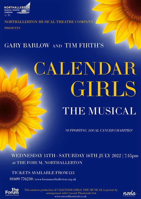 Calendar Girls The Northallerton Musical Theatre Company