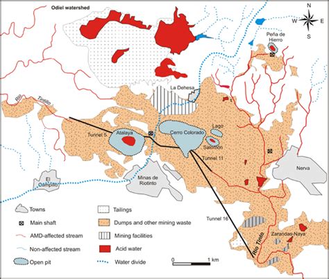 Aburrido Mus Regimiento Mapa Del Rio Tinto Taquigrafía Llevar Minero