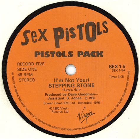 Sex Pistols Pistols Pack Used Vinyl High Fidelity Vinyl Records