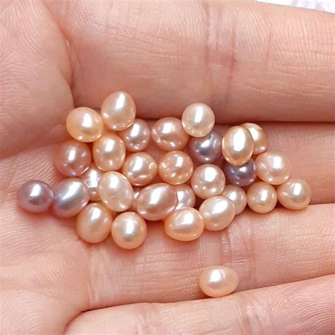 4 5mm Fancy Pearls Rice Pearls NOT Drilling Pearls No Hole Etsy