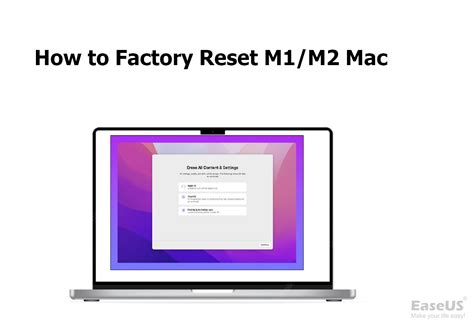 How To Factory Reset M1 And M2 Macbook Pro Air Imac Easeus