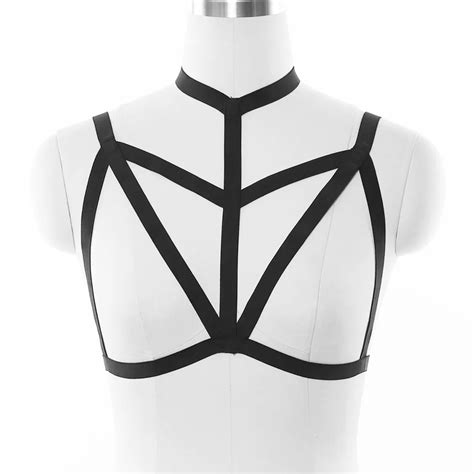 2018womens Fashion Sexy Harness Lingerie Bustier Harajuku Body Harness