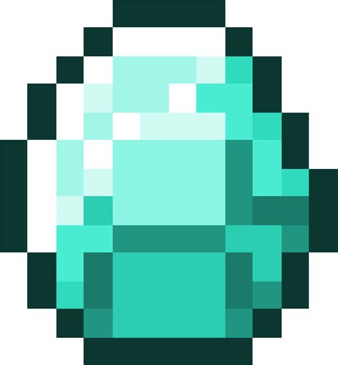 Minecraft Diamond Transparent Background