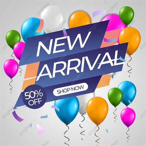 Balloon New Product Launch Promotion Banner Template Download On Pngtree
